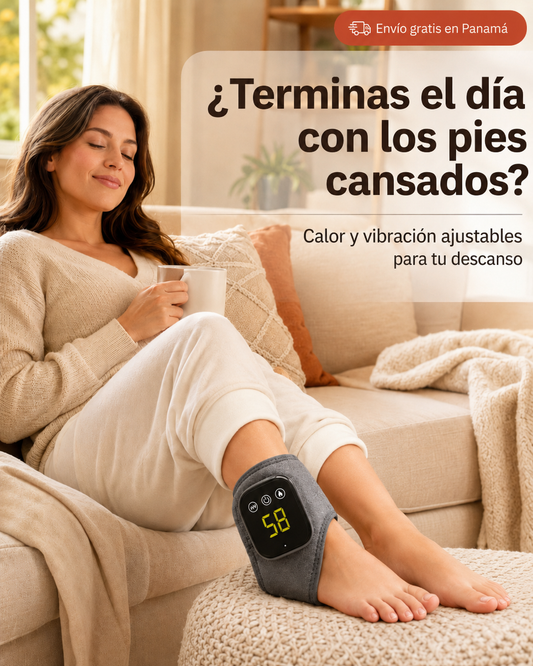 Ligera — Masajeador de Calor y Vibración para Pies y Tobillos