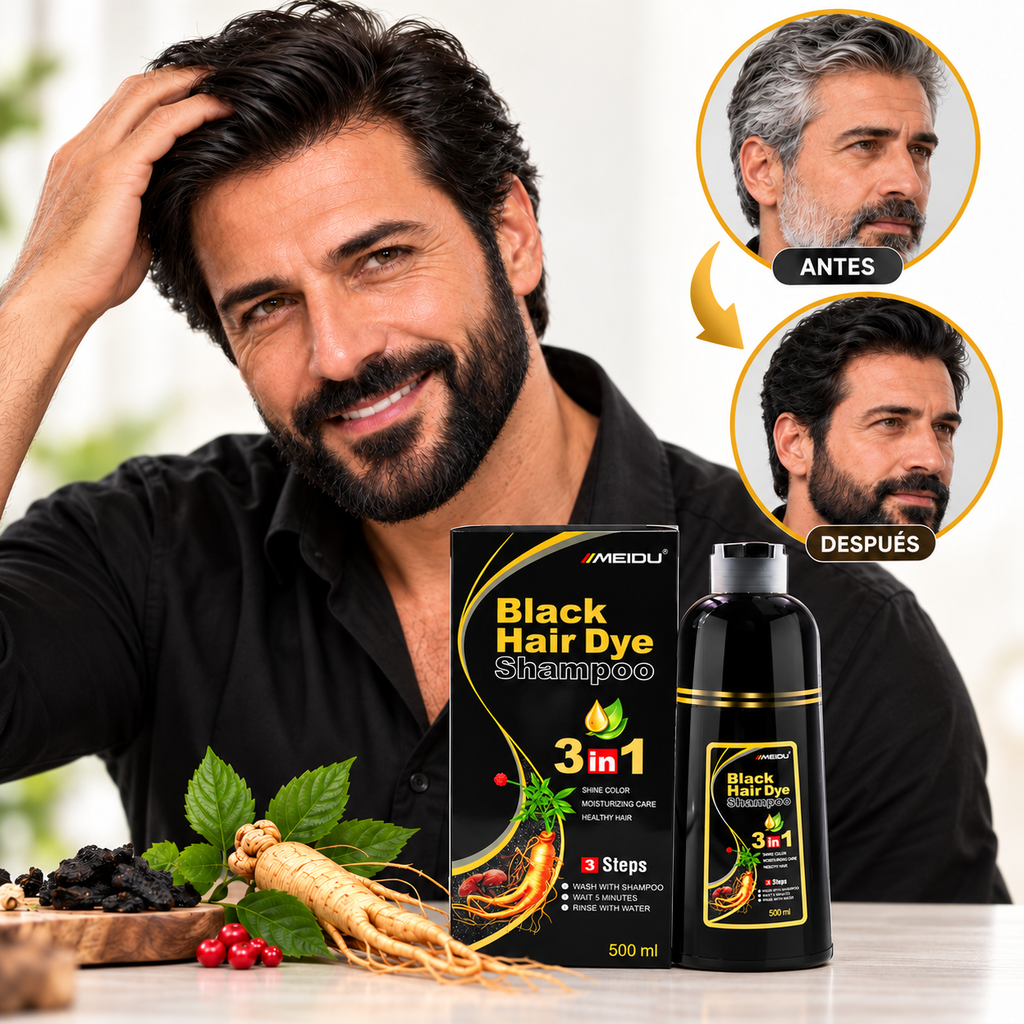BLACK HAIR MEN