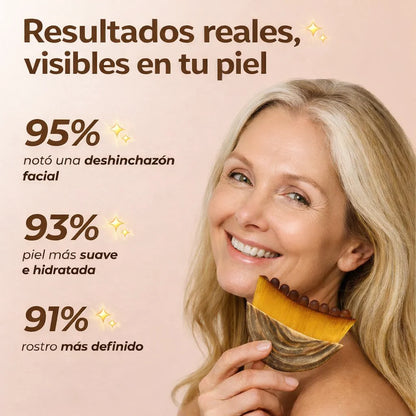 ¿Rostro hinchado al despertar? Masajea, despierta y define tu rostro en minutos.
