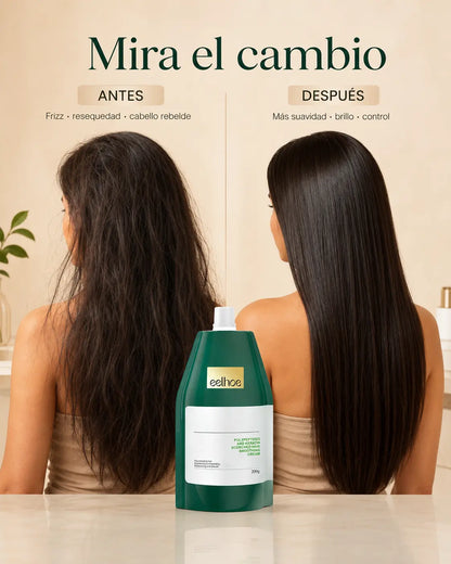 Crema Capilar Anti-Frizz con Keratina y Polipéptidos